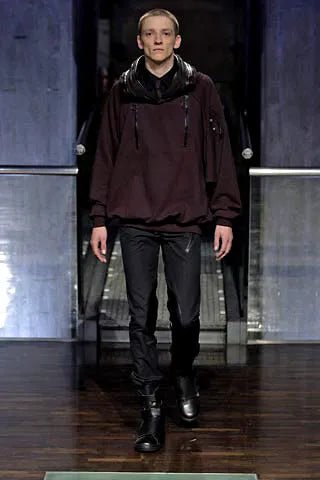 Raf Simons Spring / Summer 2005 Black Zipper Hoodie