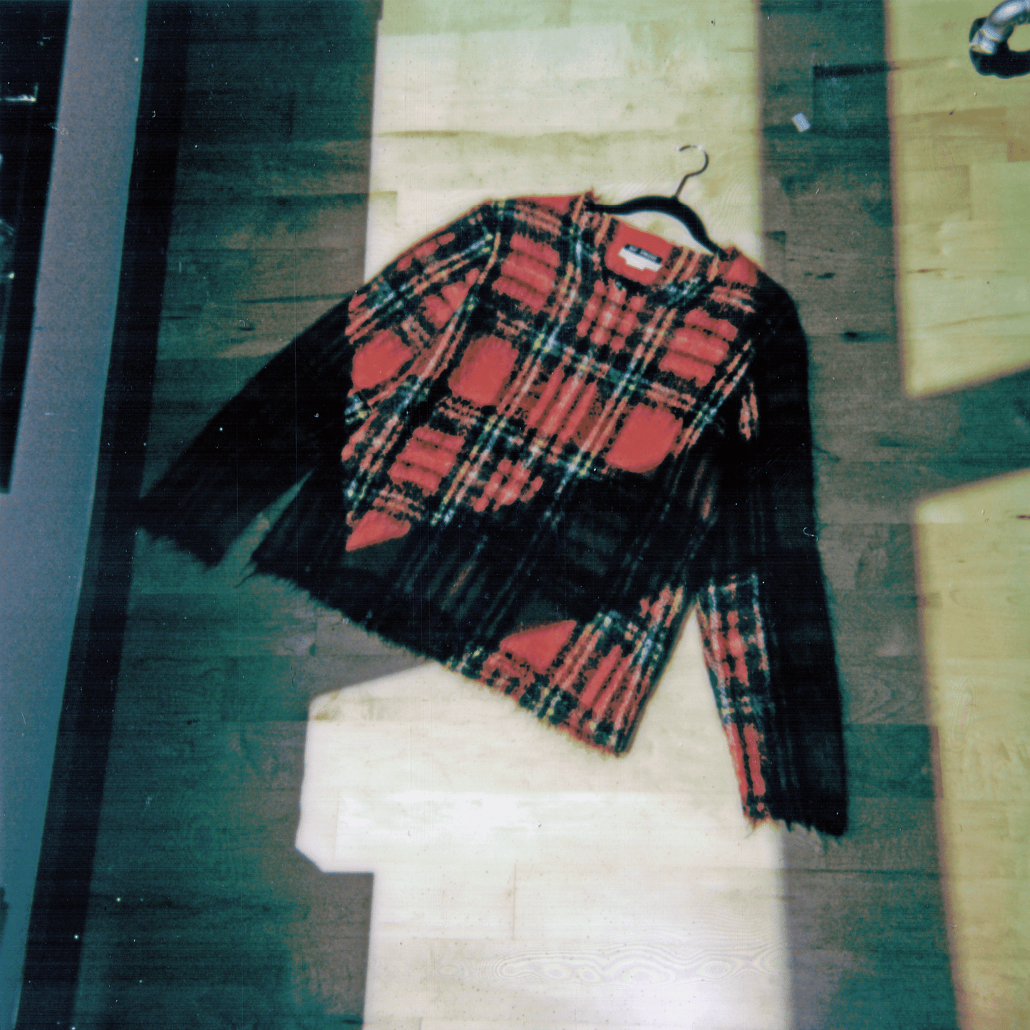 Raf Simons 1997 秋冬格子呢毛衣
