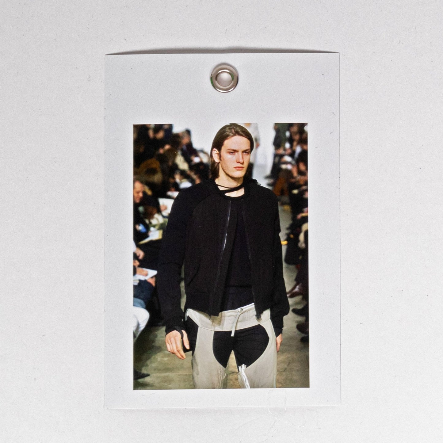 Helmut Lang 2003 秋冬 Bondage 黑色羊毛飞行员夹克
