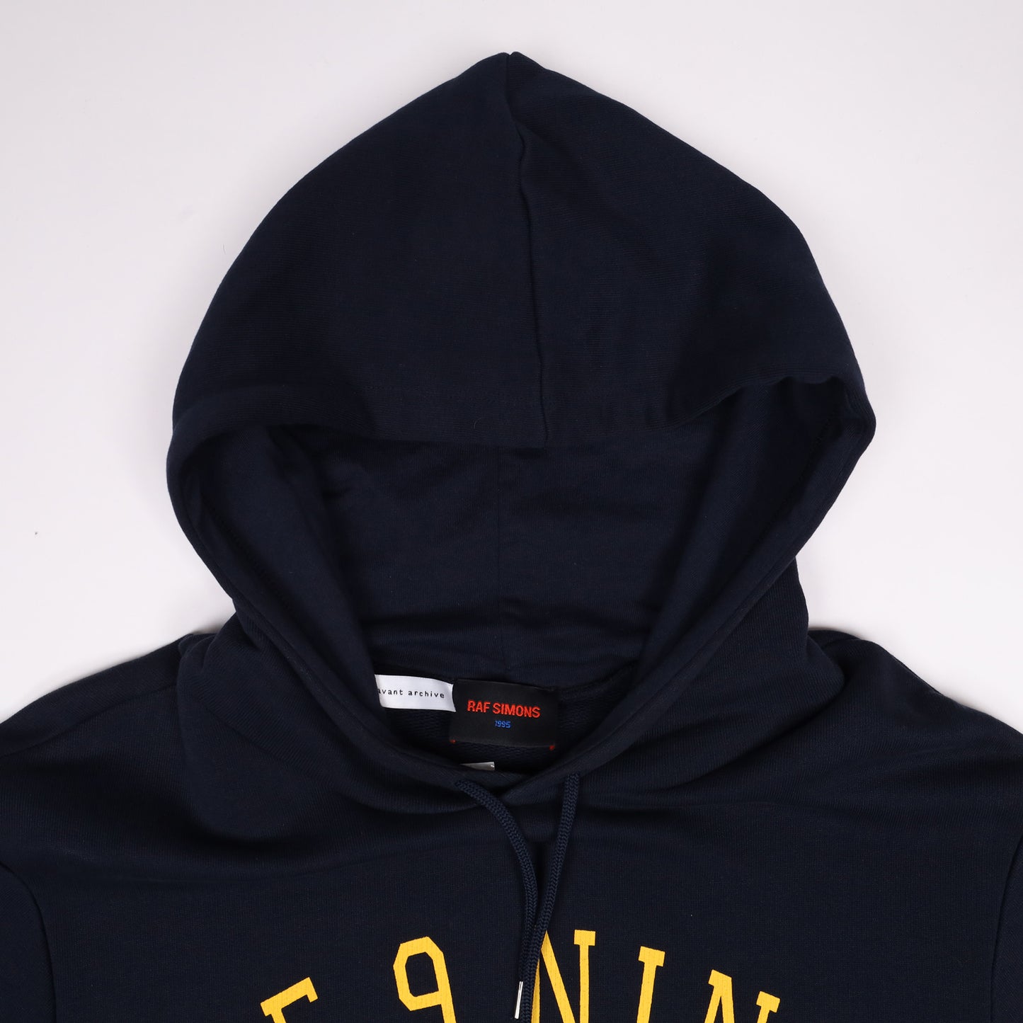 Raf Simons 1995 “One 9 Nine 5” Navy Hoodie