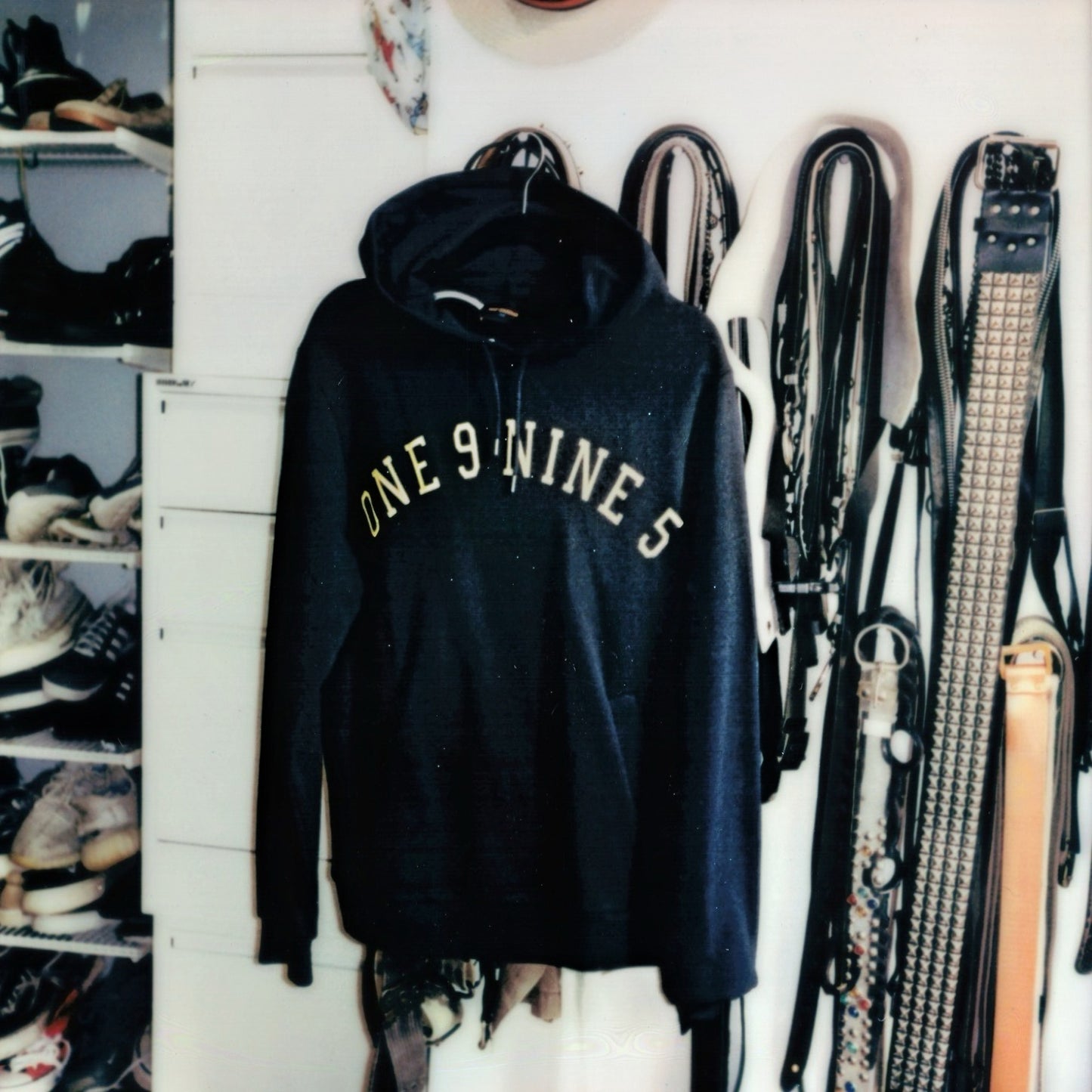 Raf Simons 1995 “One 9 Nine 5” Navy Hoodie