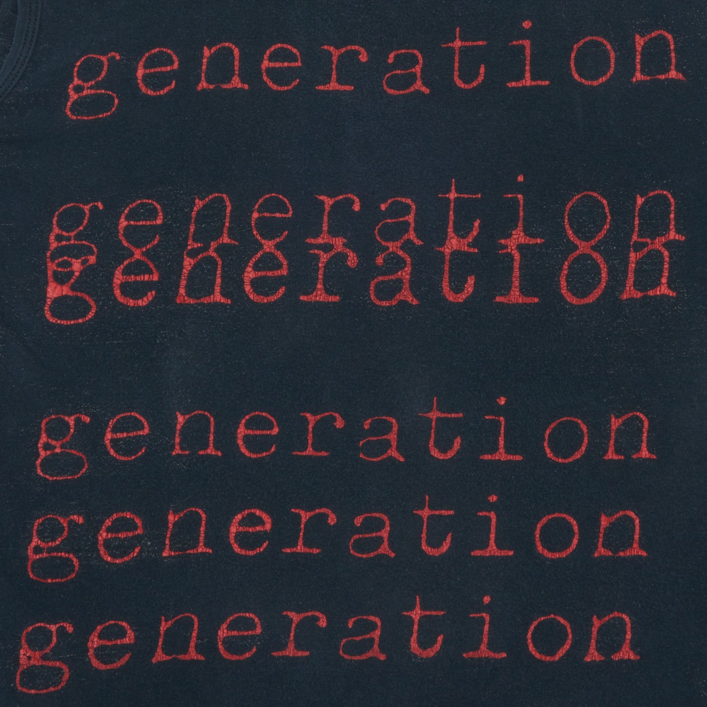 Raf Simons Spring / Summer 1997 “Generation” Tank