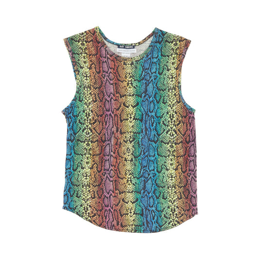 Raf Simons Spring / Summer 1998 Rainbow Snake Print Tank
