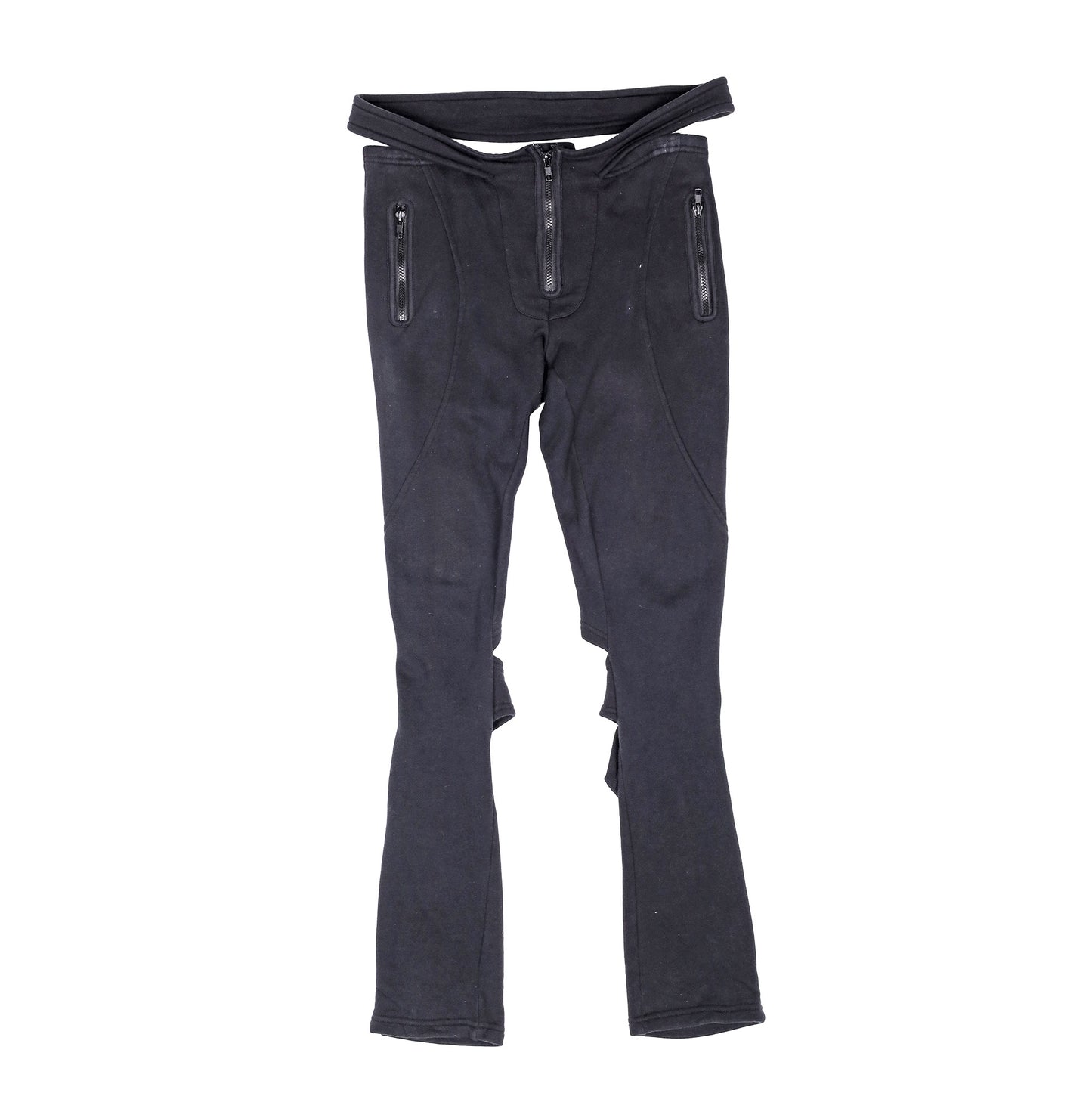 Raf Simons Autumn / Winter 2005 Black Cummerbund Sweatpants