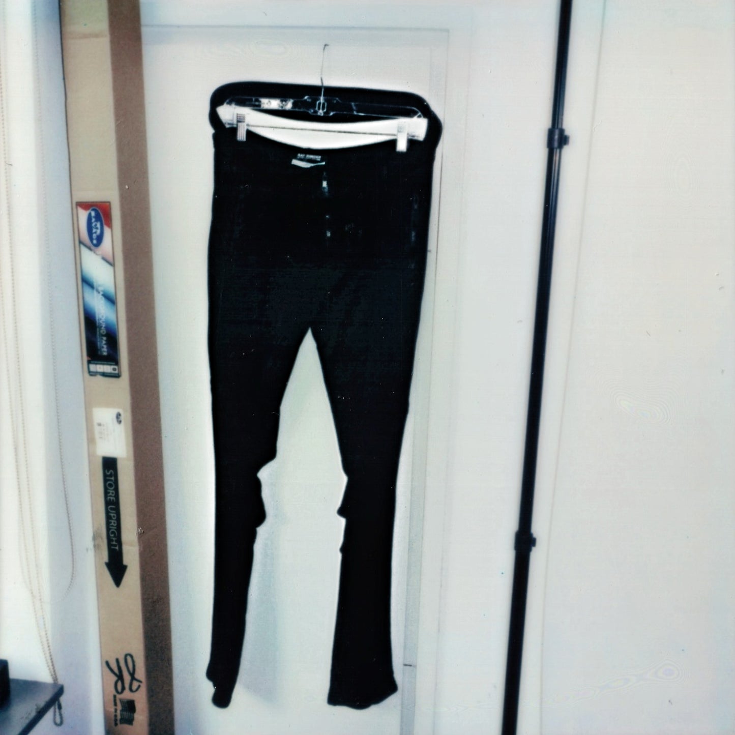 Raf Simons Autumn / Winter 2005 Black Cummerbund Sweatpants