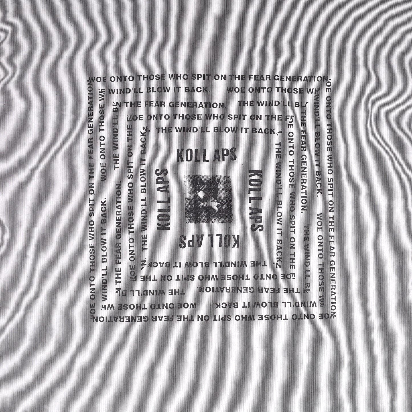 Raf Simons Spring / Summer 2002 “Science Not Race” Striped Shirt