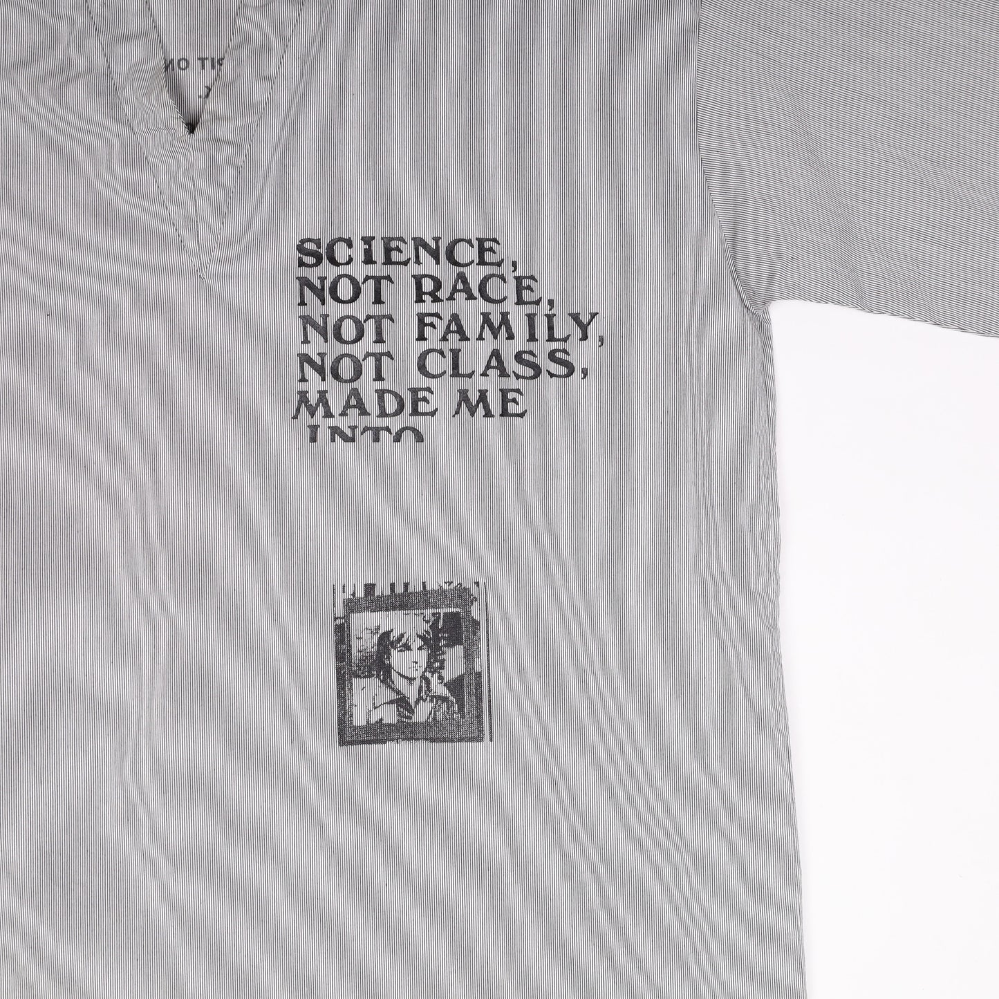 Raf Simons Spring / Summer 2002 “Science Not Race” Striped Shirt