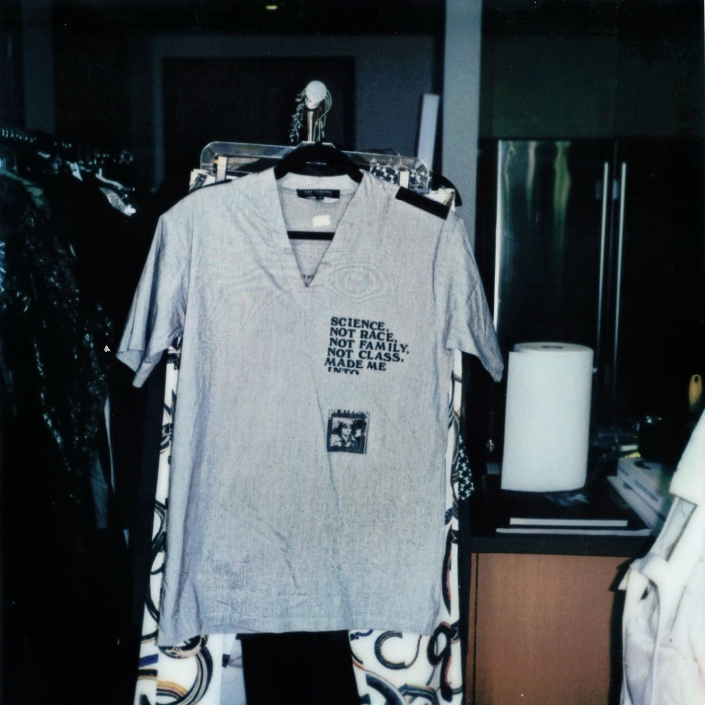 Raf Simons Spring / Summer 2002 “Science Not Race” Striped Shirt