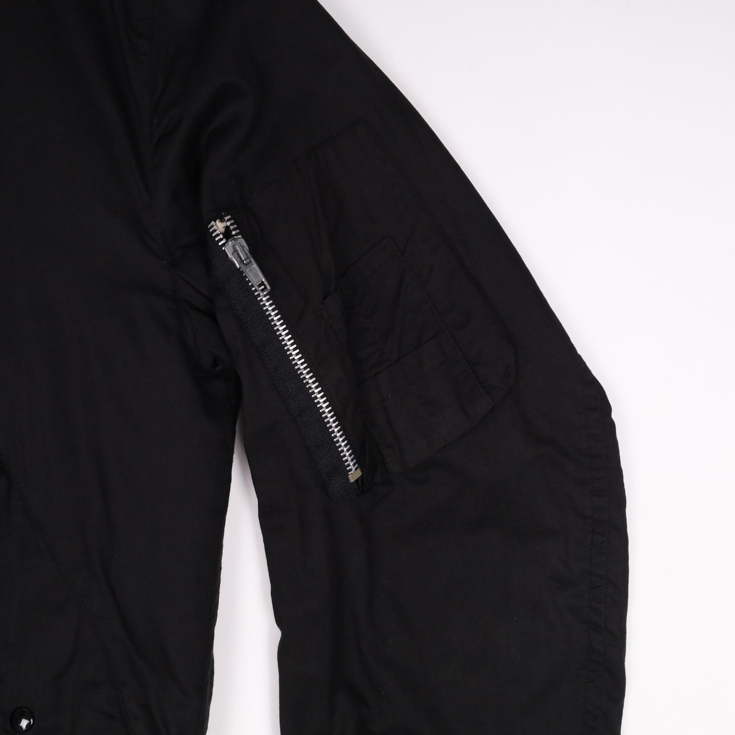 Helmut Lang Spring / Summer 1999 Black Bomber Jacket
