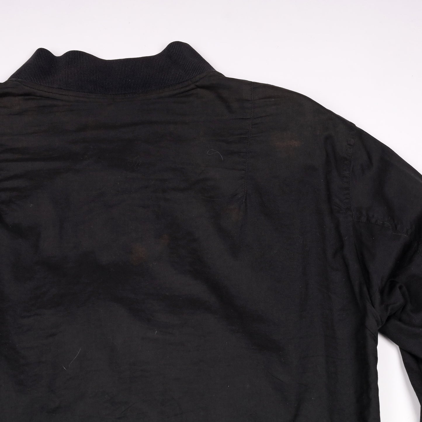 Helmut Lang Spring / Summer 1999 Black Bomber Jacket