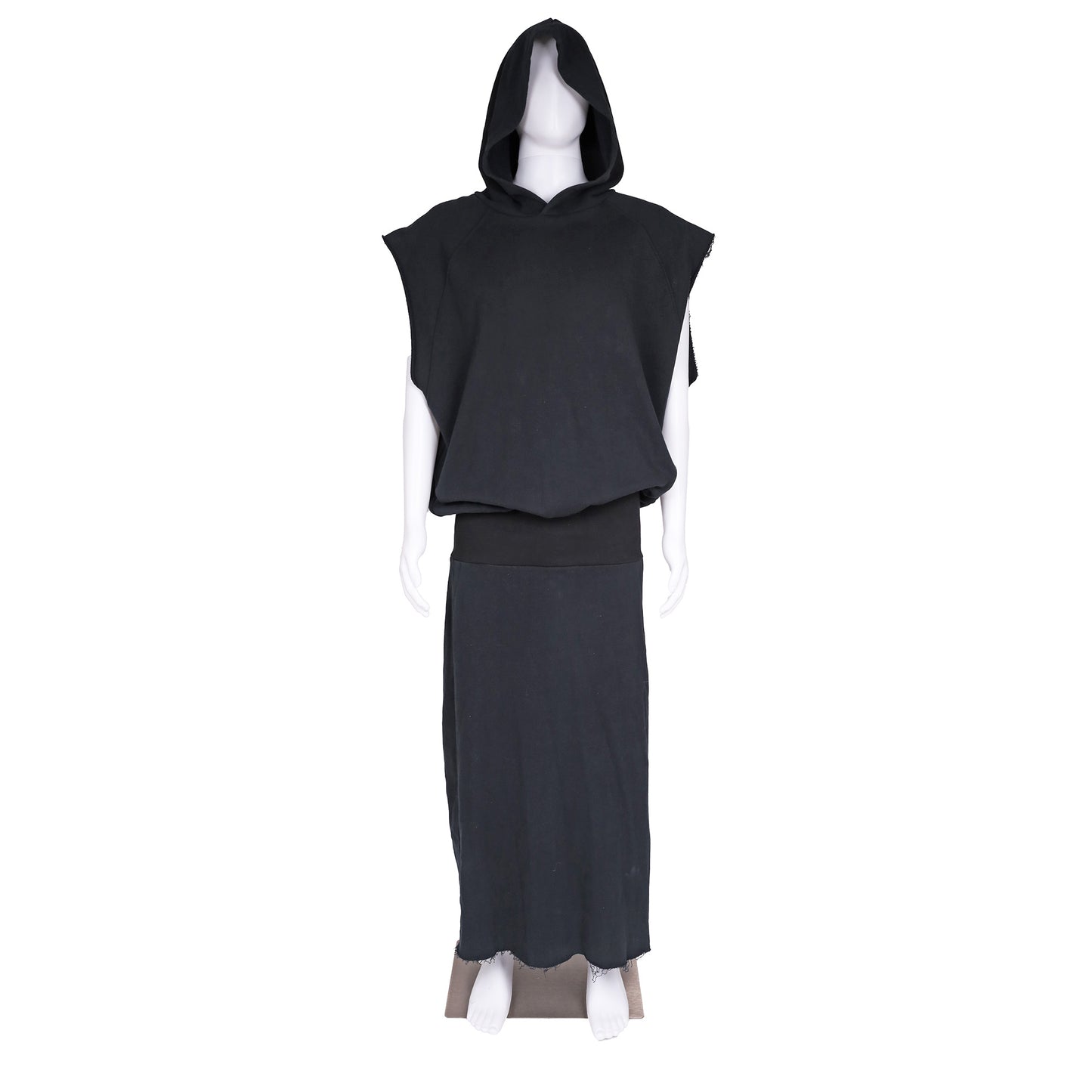 Raf Simons Spring / Summer 2003 Black Extended Hoodie