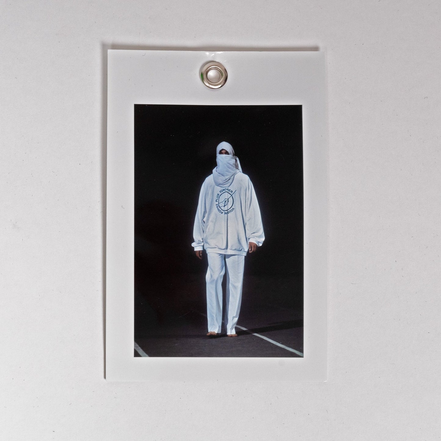 Raf Simons Spring / Summer 2002 “Vous Ne Pouvez Plus Ignorer” White Hoodie