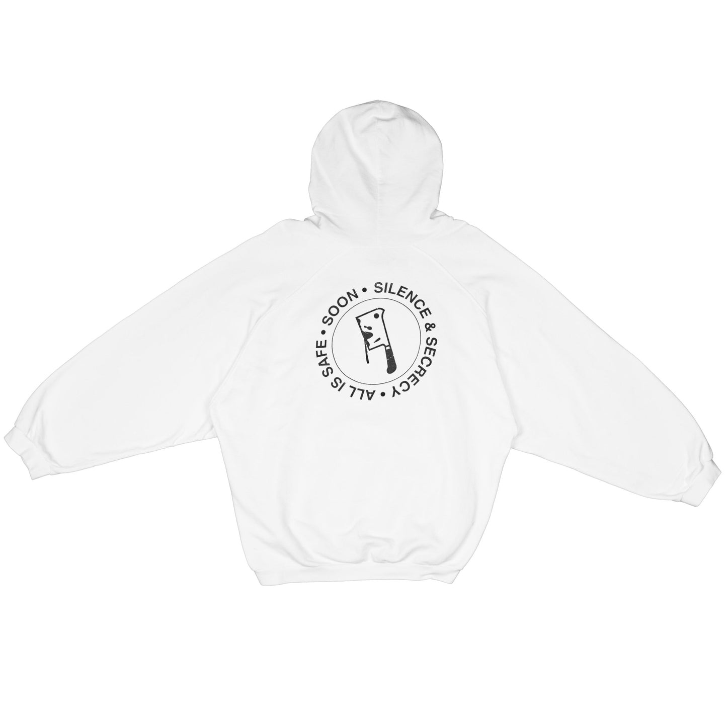 Raf Simons Spring / Summer 2002 “Vous Ne Pouvez Plus Ignorer” White Hoodie