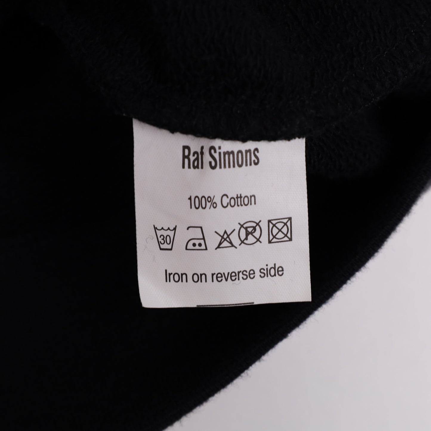 Raf Simons Spring / Summer 2005 “History of My World” Black Crewneck Sweatshirt