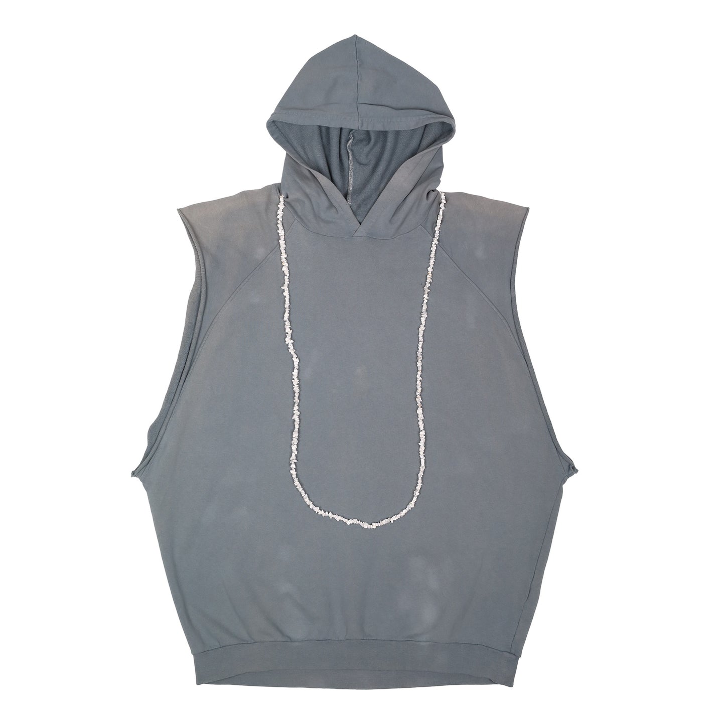 Raf Simons Spring / Summer 2004 Siddhartha Sleeveless Necklace Hoodie