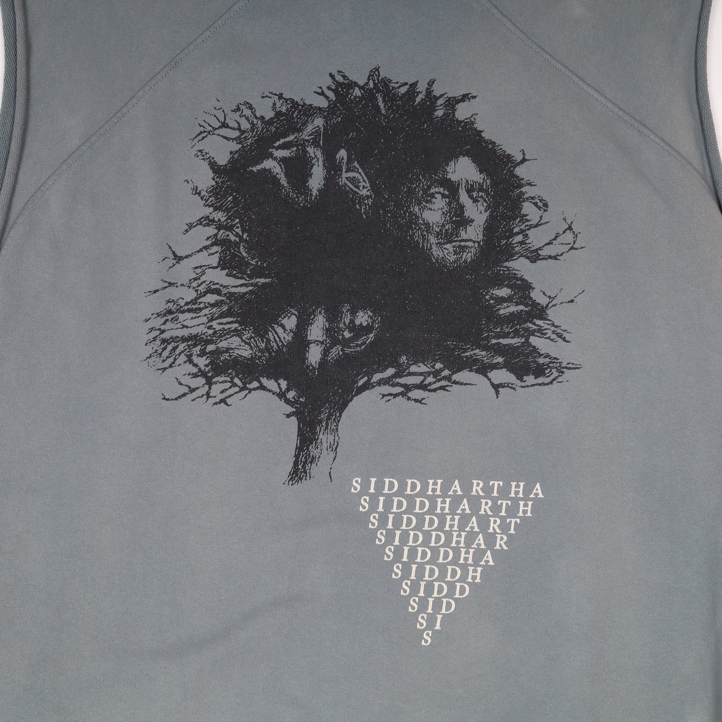 Raf Simons Spring / Summer 2004 Siddhartha Sleeveless Necklace Hoodie