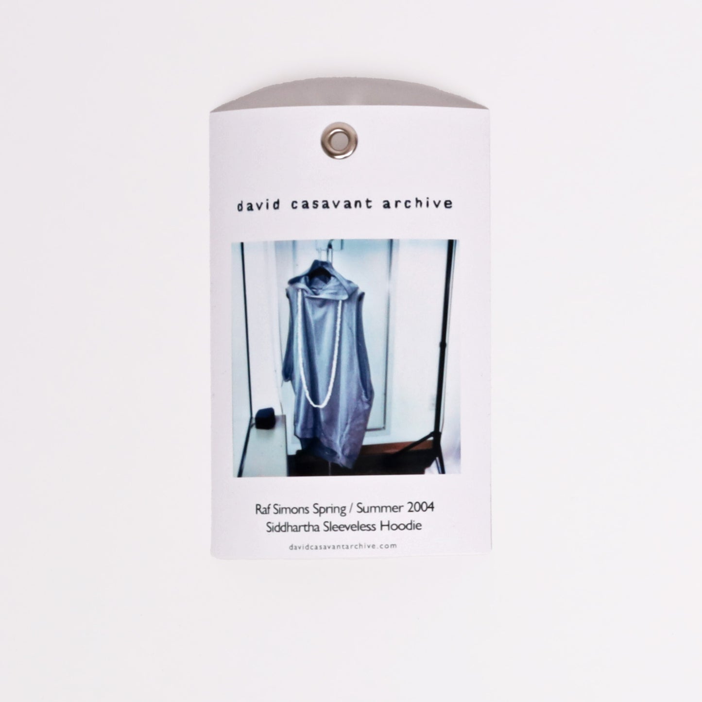 Raf Simons Spring / Summer 2004 Siddhartha Sleeveless Necklace Hoodie