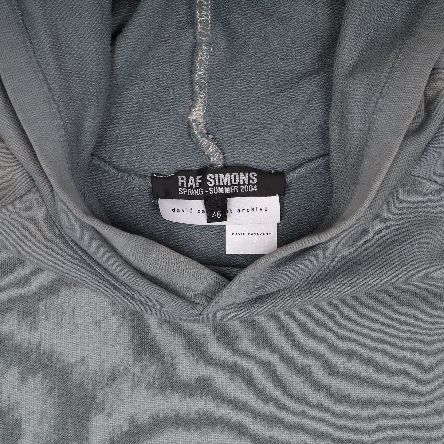 Raf Simons Spring / Summer 2004 Siddhartha Sleeveless Necklace Hoodie