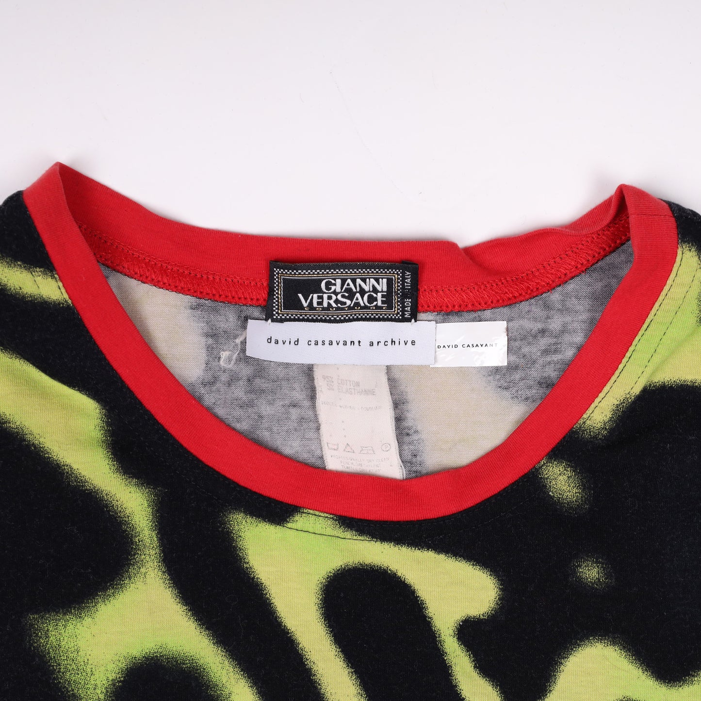 Gianni Versace Men’s Vintage Side Zip Tank