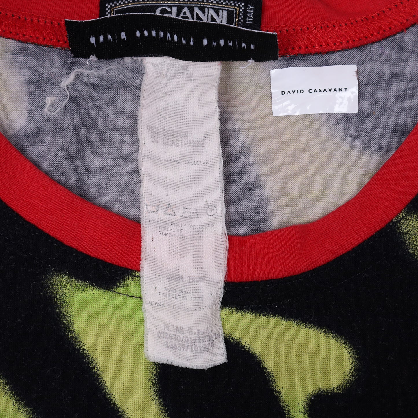 Gianni Versace Men’s Vintage Side Zip Tank