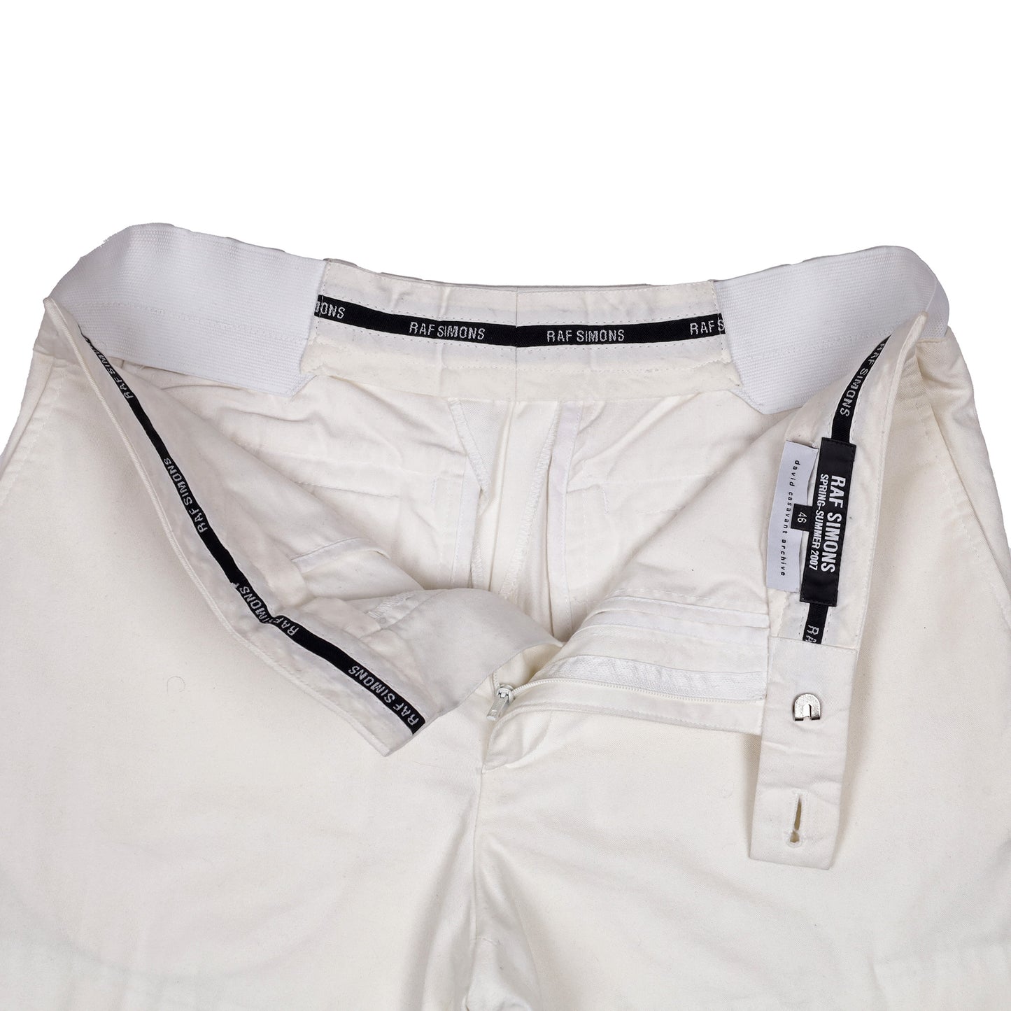 Raf Simons Spring / Summer 2007 White Shorts
