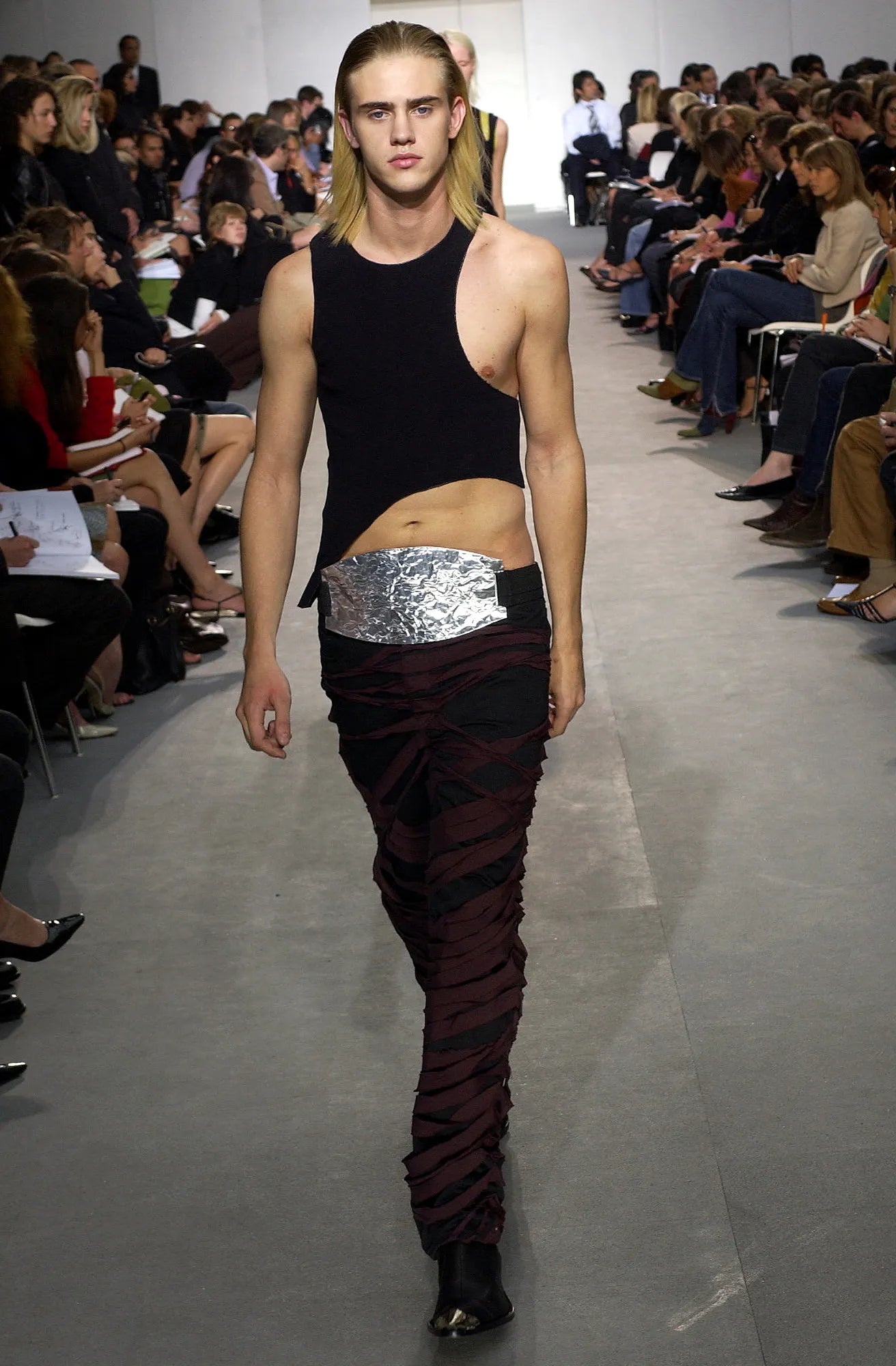 Helmut Lang Spring / Summer 2004 Black Cotton Mummy Jeans