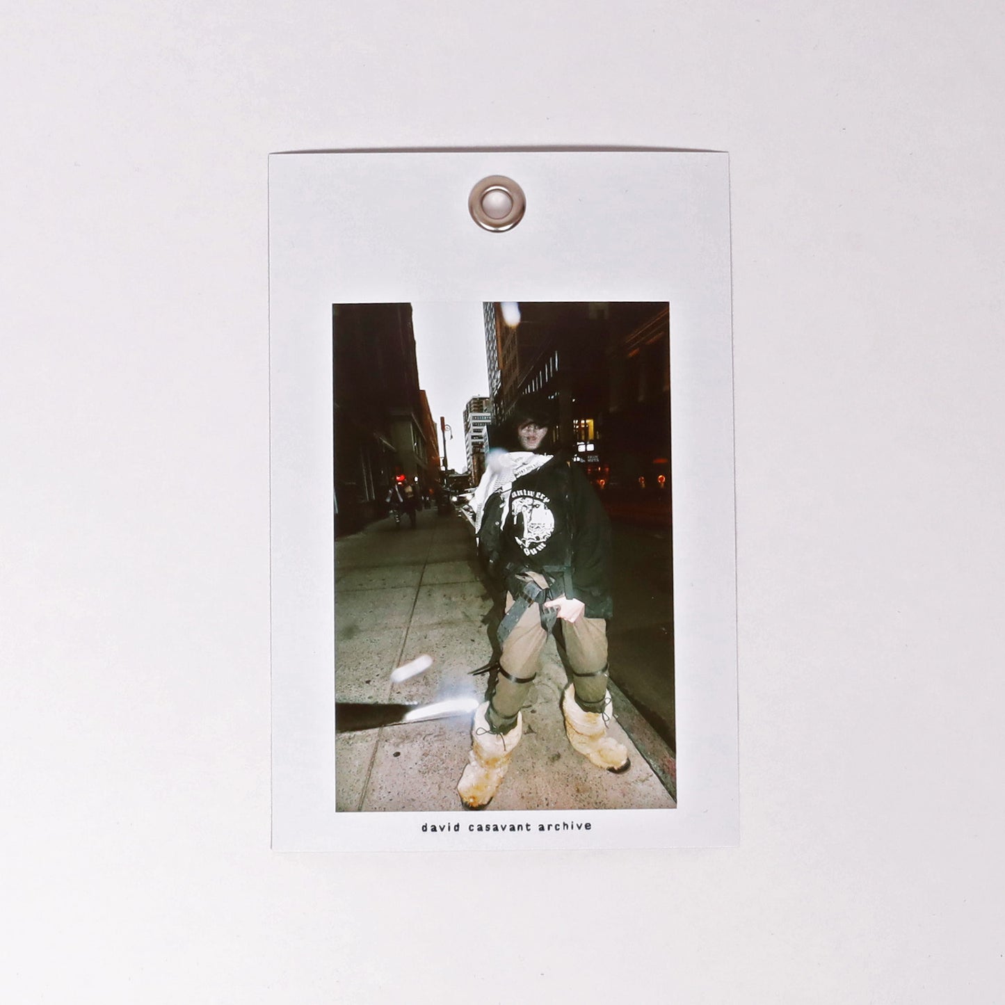 Raf Simons Autumn / Winter 2001 White Riot Riot Riot Keffiyeh Scarf