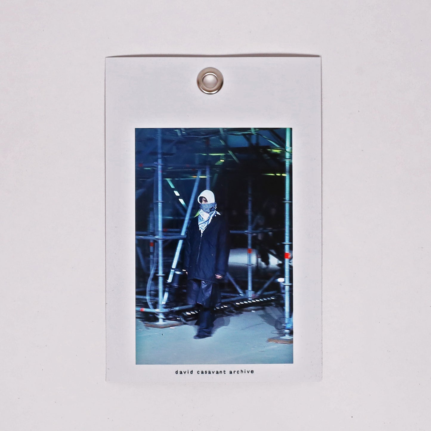 Raf Simons Autumn / Winter 2001 White Riot Riot Riot Keffiyeh Scarf