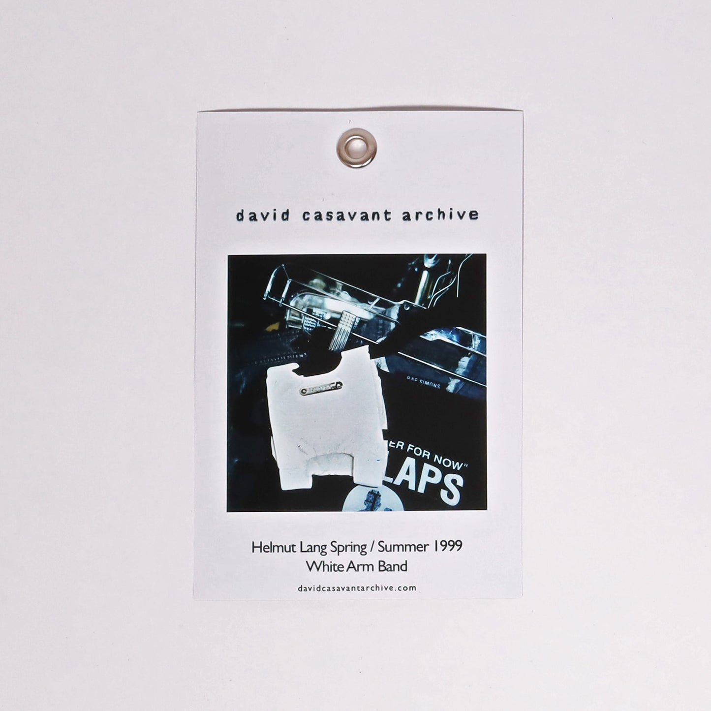 Helmut Lang Spring / Summer 1999 White Arm Band