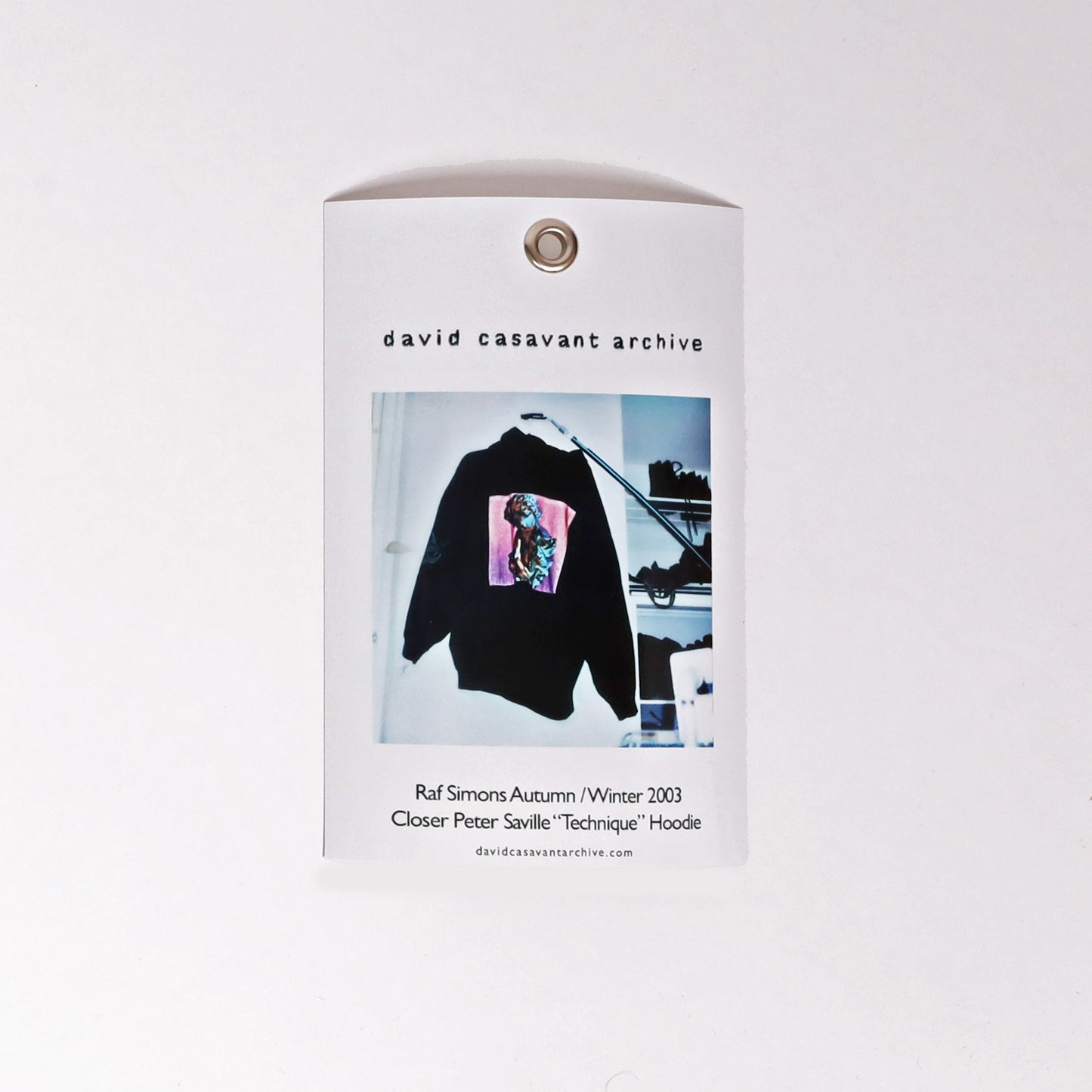 Raf Simons Autumn / Winter 2003 Closer Peter Saville “Technique” Hoodie
