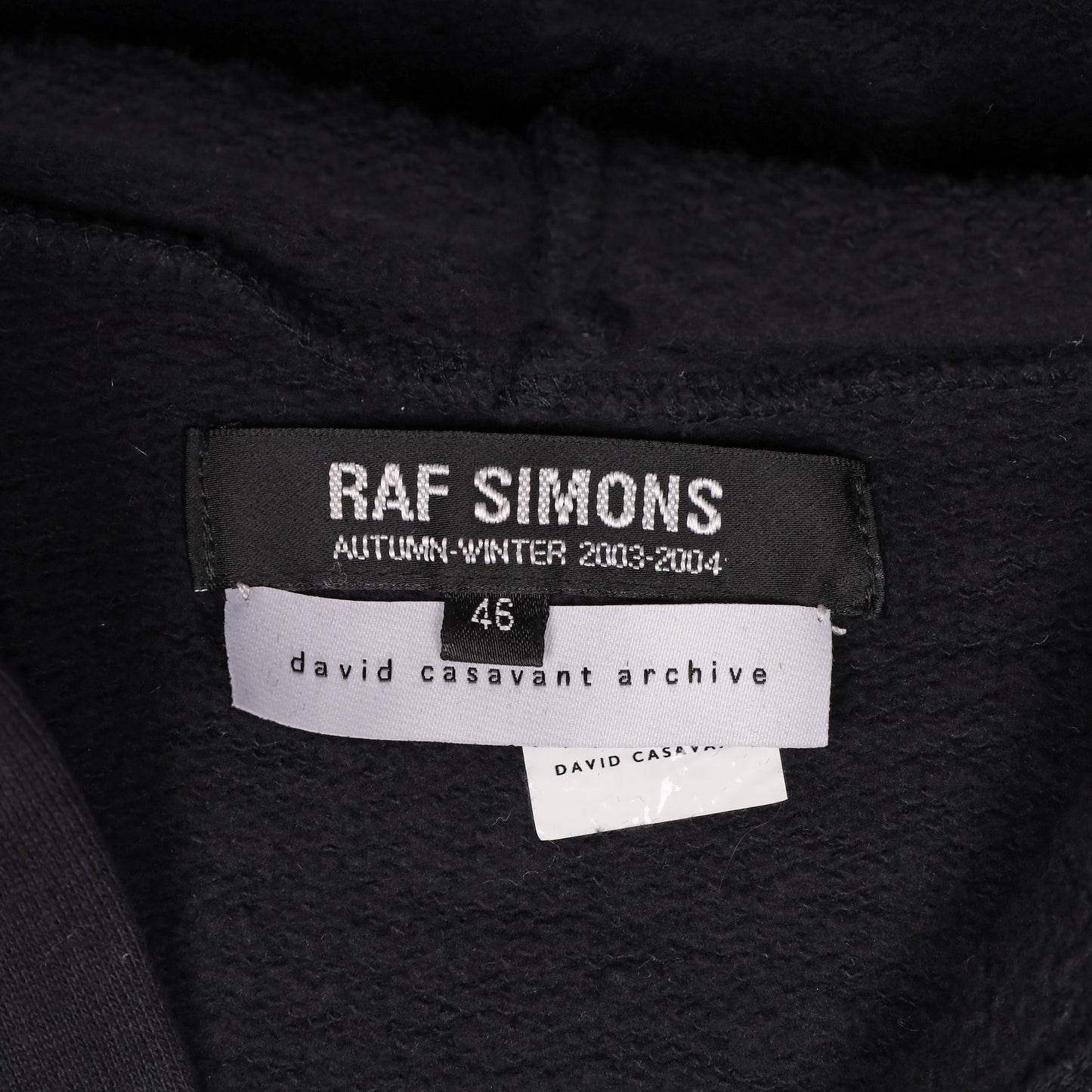 Raf Simons Autumn / Winter 2003 Closer Peter Saville “Technique” Hoodie