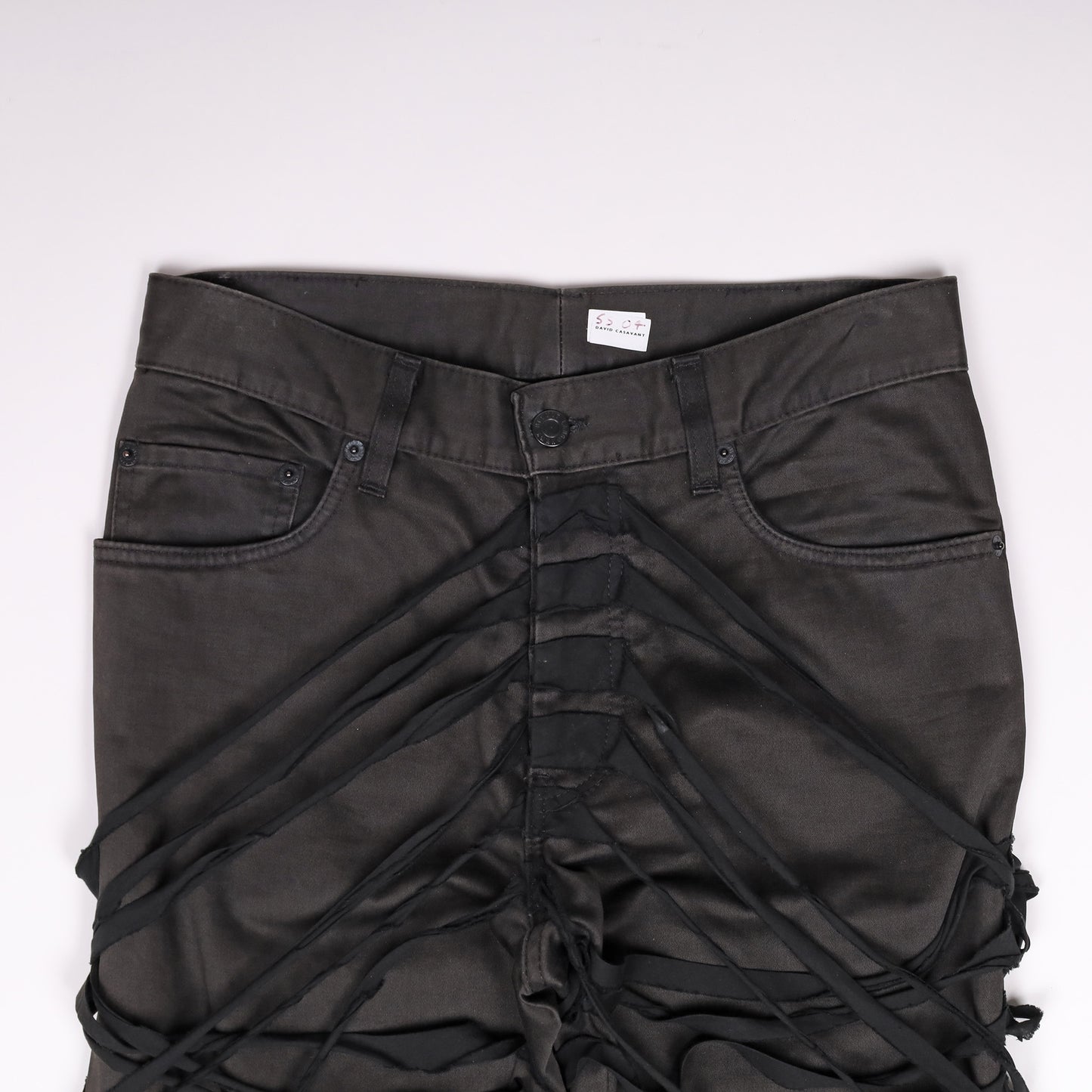 Helmut Lang Spring / Summer 2004 Black Cotton Mummy Jeans