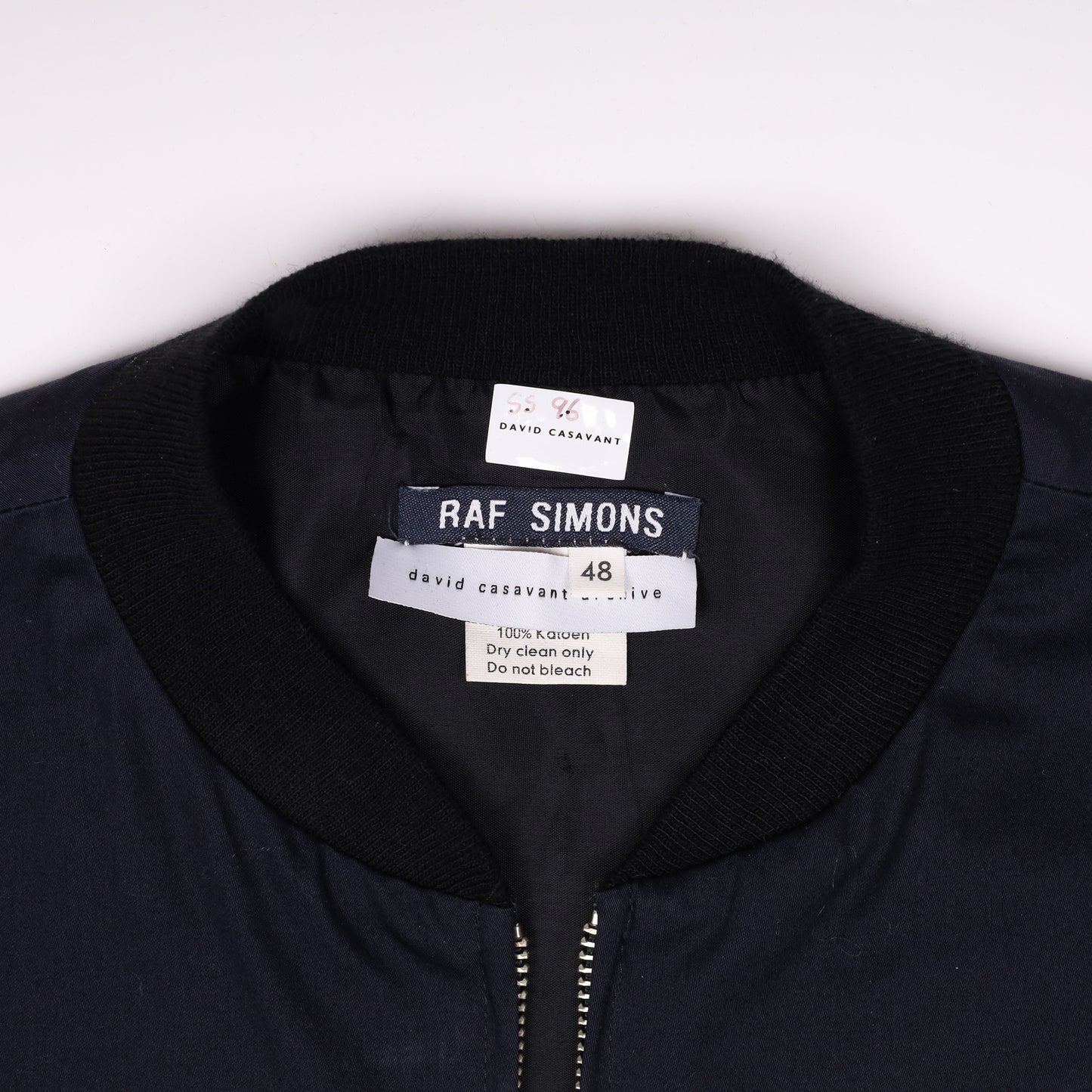 Raf Simons Spring / Summer 1996 Navy Bomber Jacket