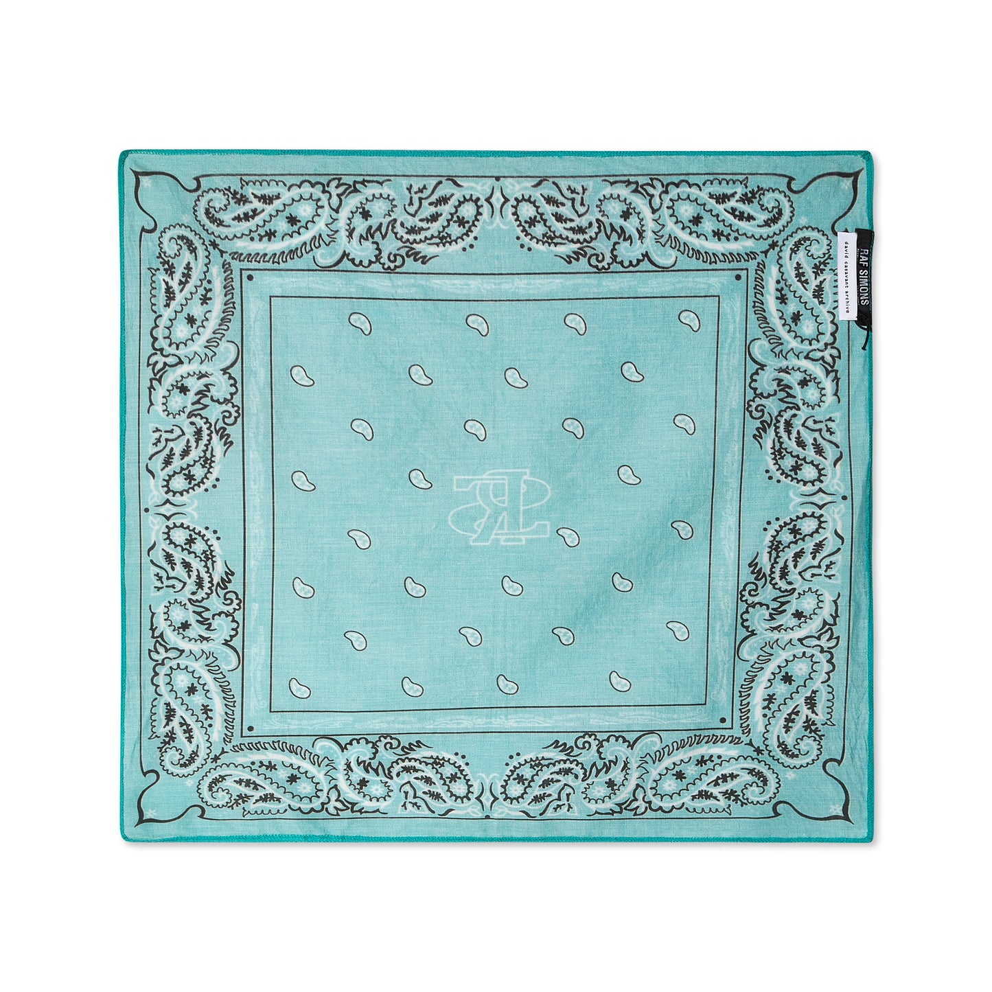 Raf Simons Autumn / Winter 2004 Waves Turquoise Bandana