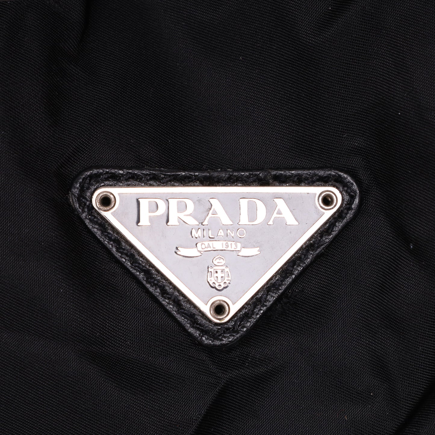 Prada Black Nylon Saffiano Leather Viaggio Duffle Bag