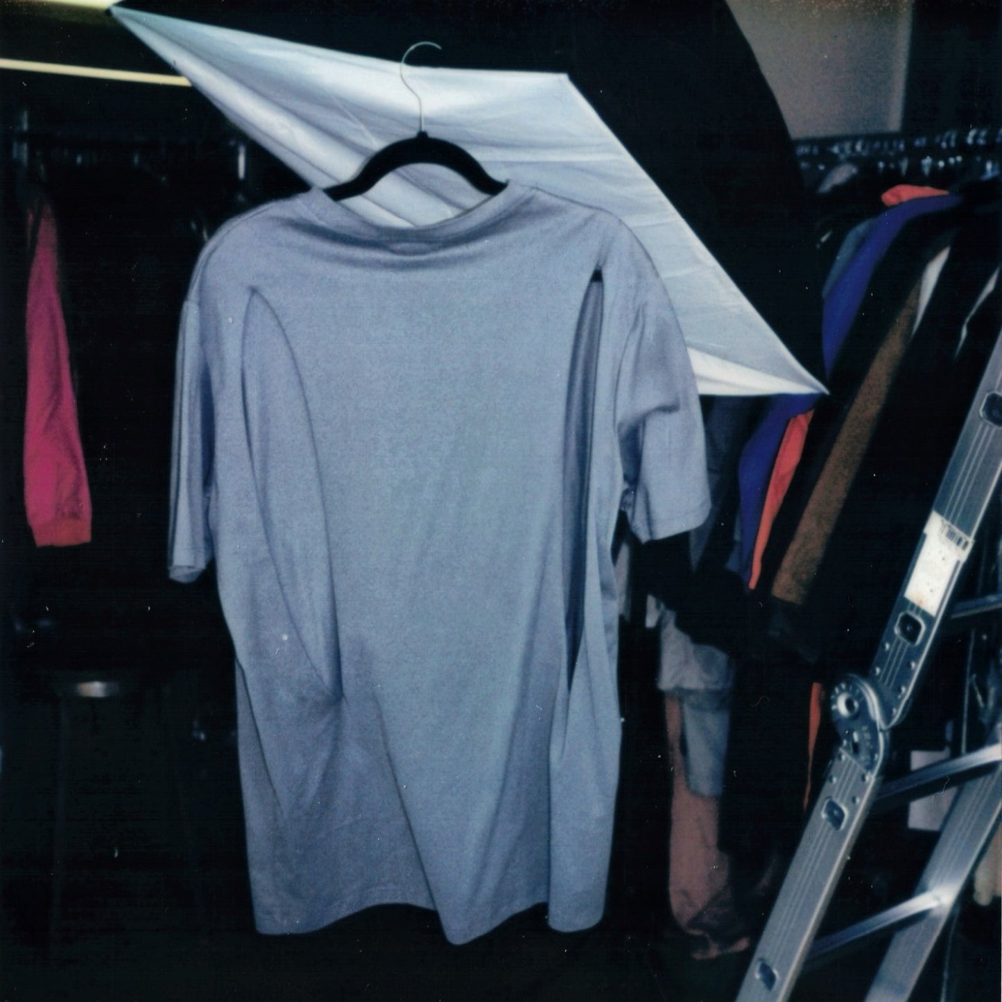 Raf Simons Spring / Summer 2006 Blue Back Cut Out T-Shirt