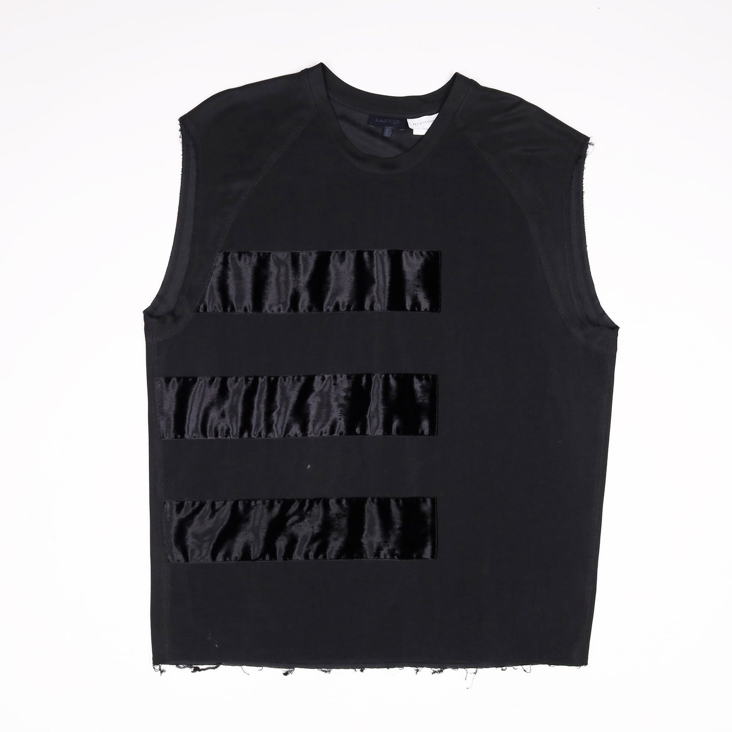 Lanvin by Lucas Ossendrijver Autumn / Winter 2013 Black Silk Tank