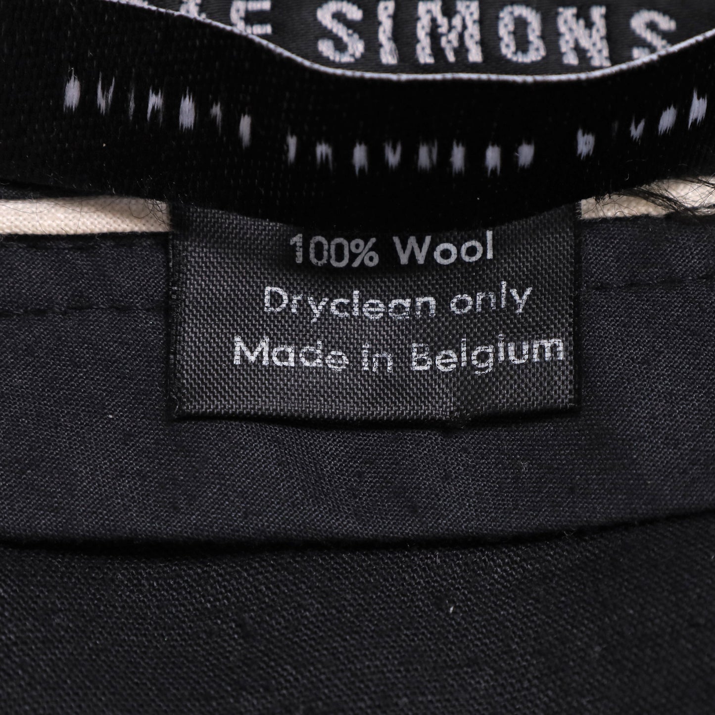 Raf Simons Spring / Summer 2000 Black Wide Leg Pants