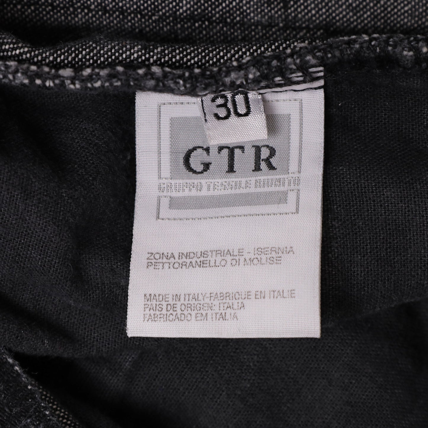 Helmut Lang Spring / Summer 1997 Distressed Panel Black Jeans