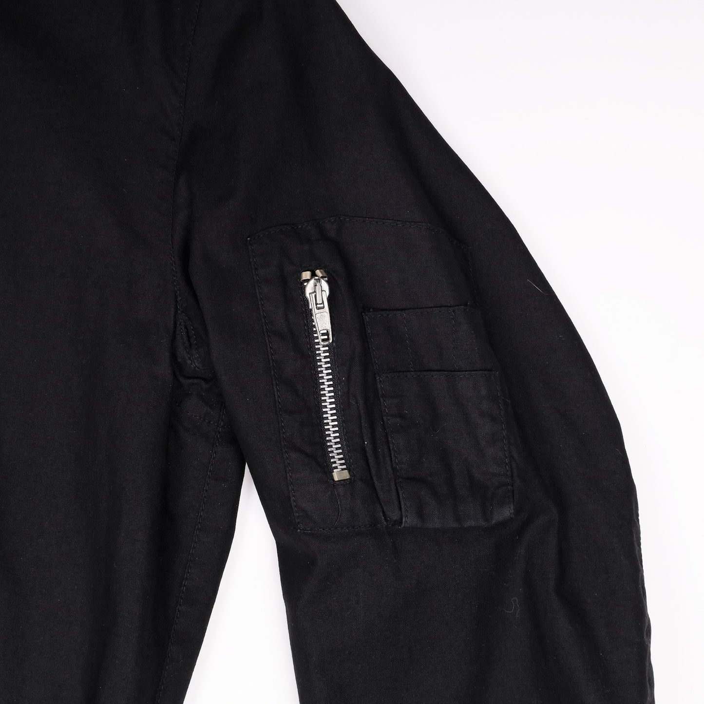 Helmut Lang Spring / Summer 1999 Black Cotton Bondage Bomber Jacket