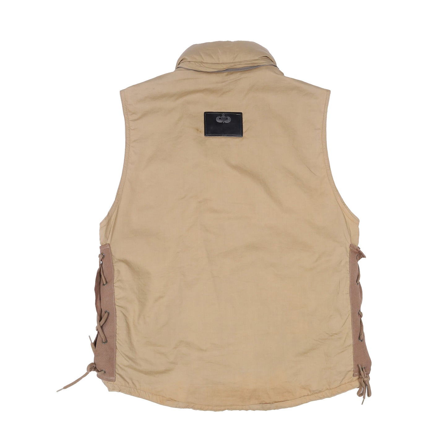 Helmut Lang Spring / Summer 2000 Tan Light Cotton M69 Bondage Flak Vest