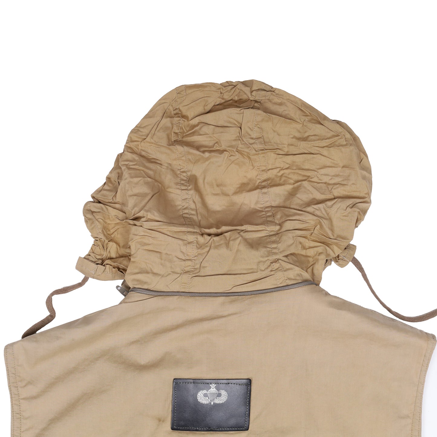 Helmut Lang Spring / Summer 2000 Tan Light Cotton M69 Bondage Flak Vest