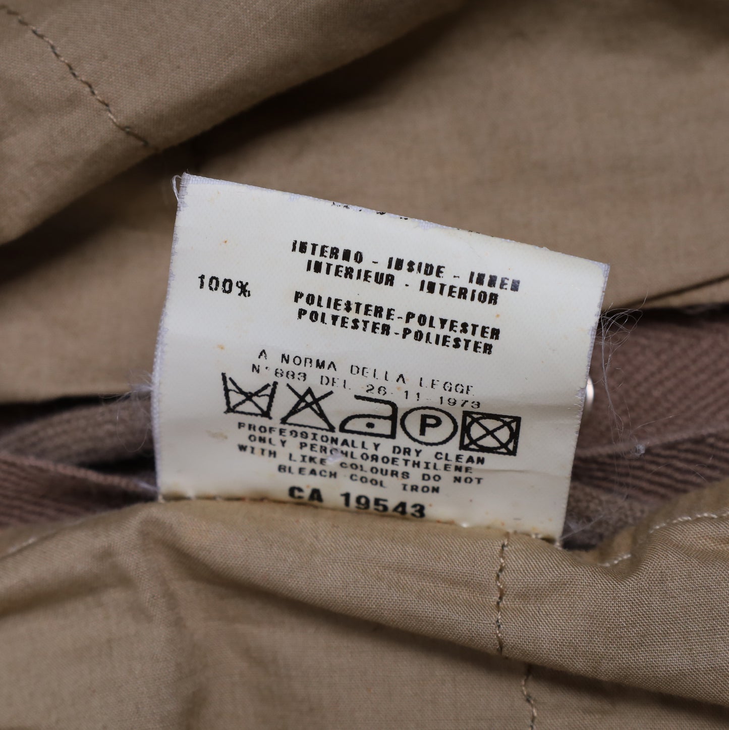 Helmut Lang Spring / Summer 2000 Tan Light Cotton M69 Bondage Flak Vest