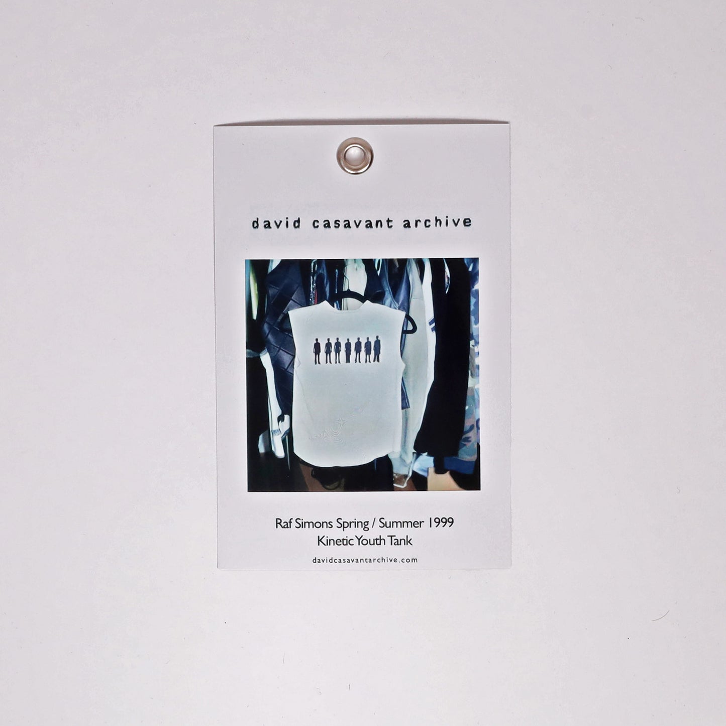 Raf Simons Spring / Summer 1999 Kinetic Youth Tank