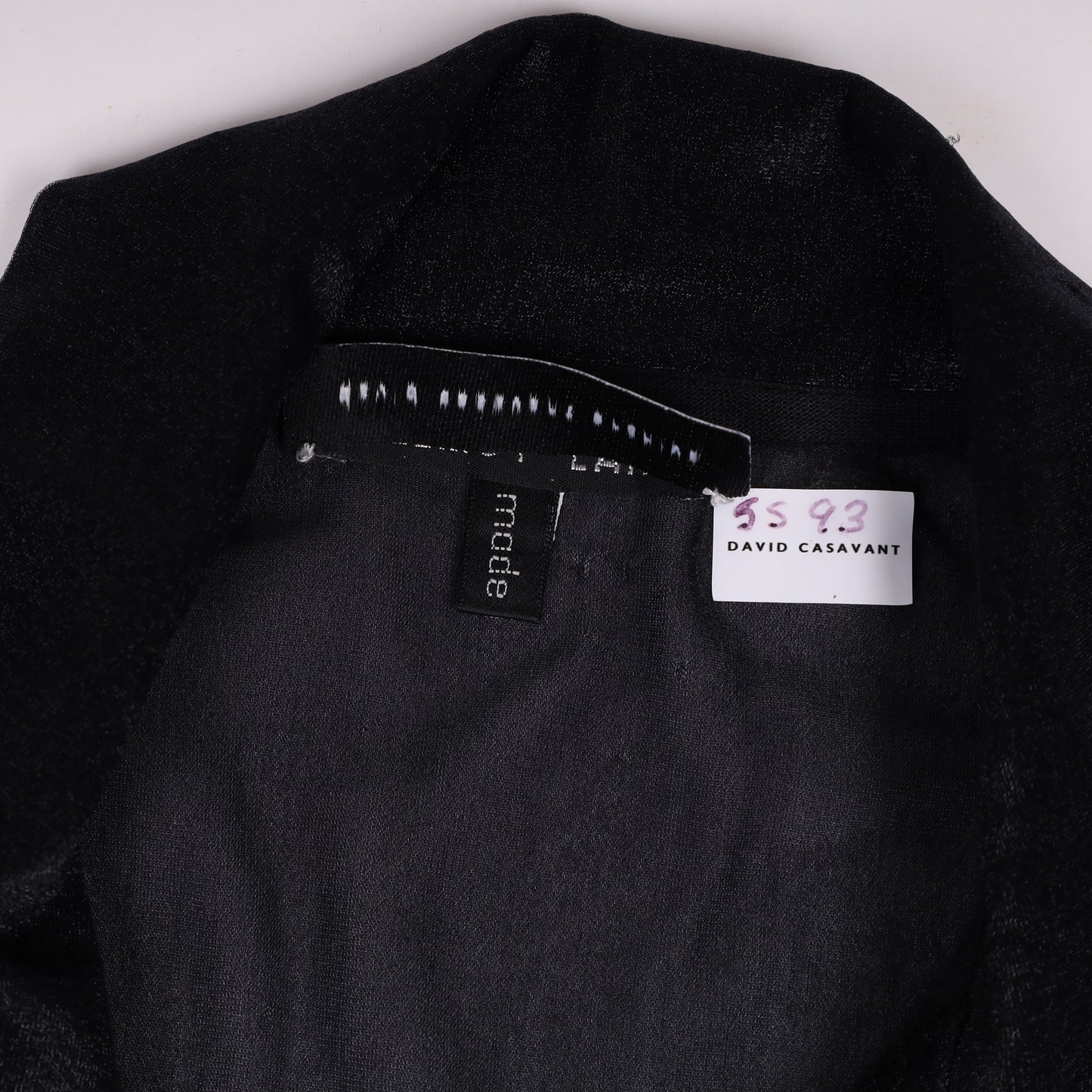 Helmut Lang Spring / Summer 1993 Sheer Polo Shirt