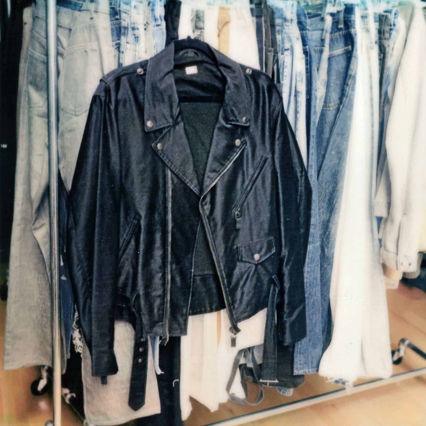 Helmut Lang Spring / Summer 2004 Cotton Biker Jacket
