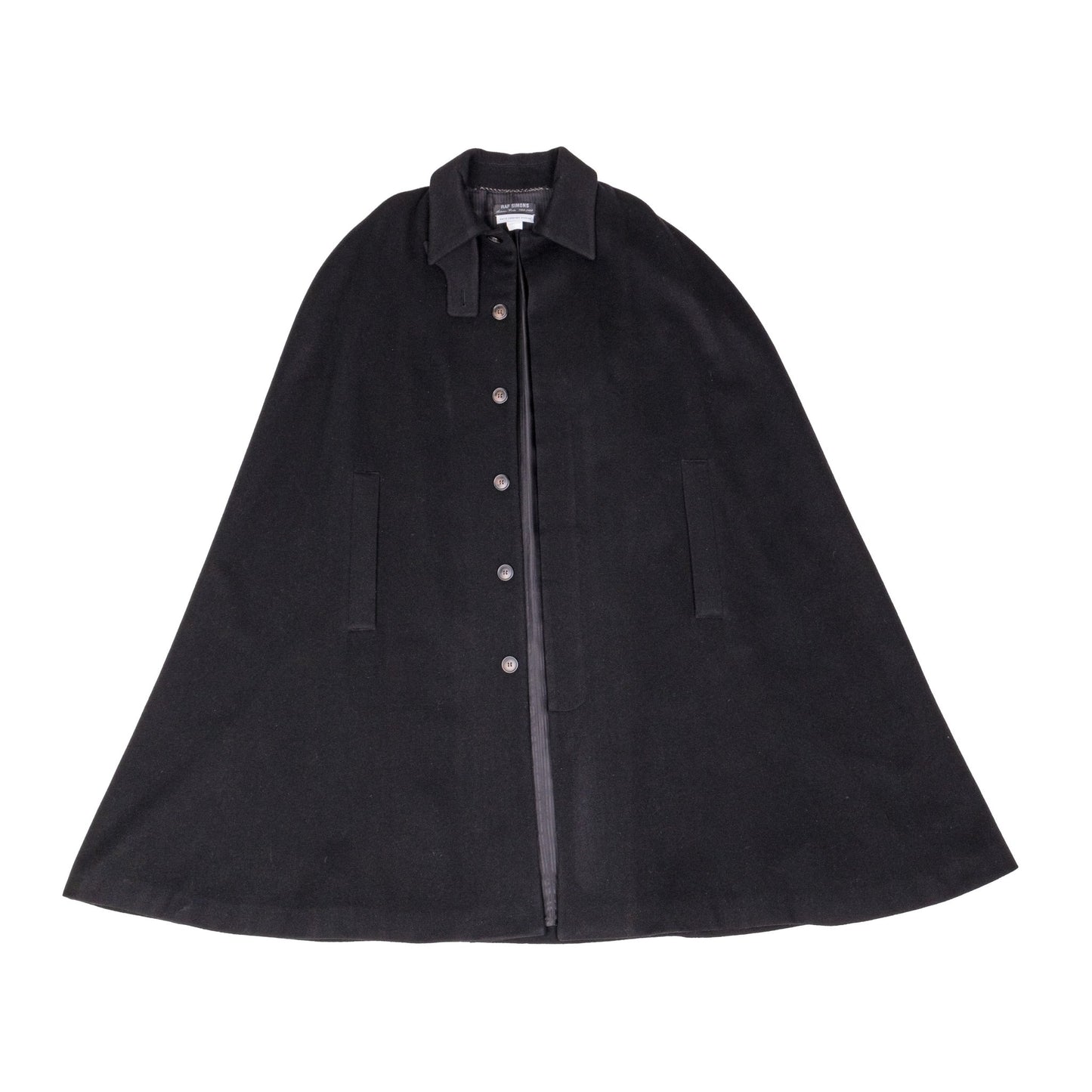 Raf Simons 1999秋冬羊毛黑色斗篷