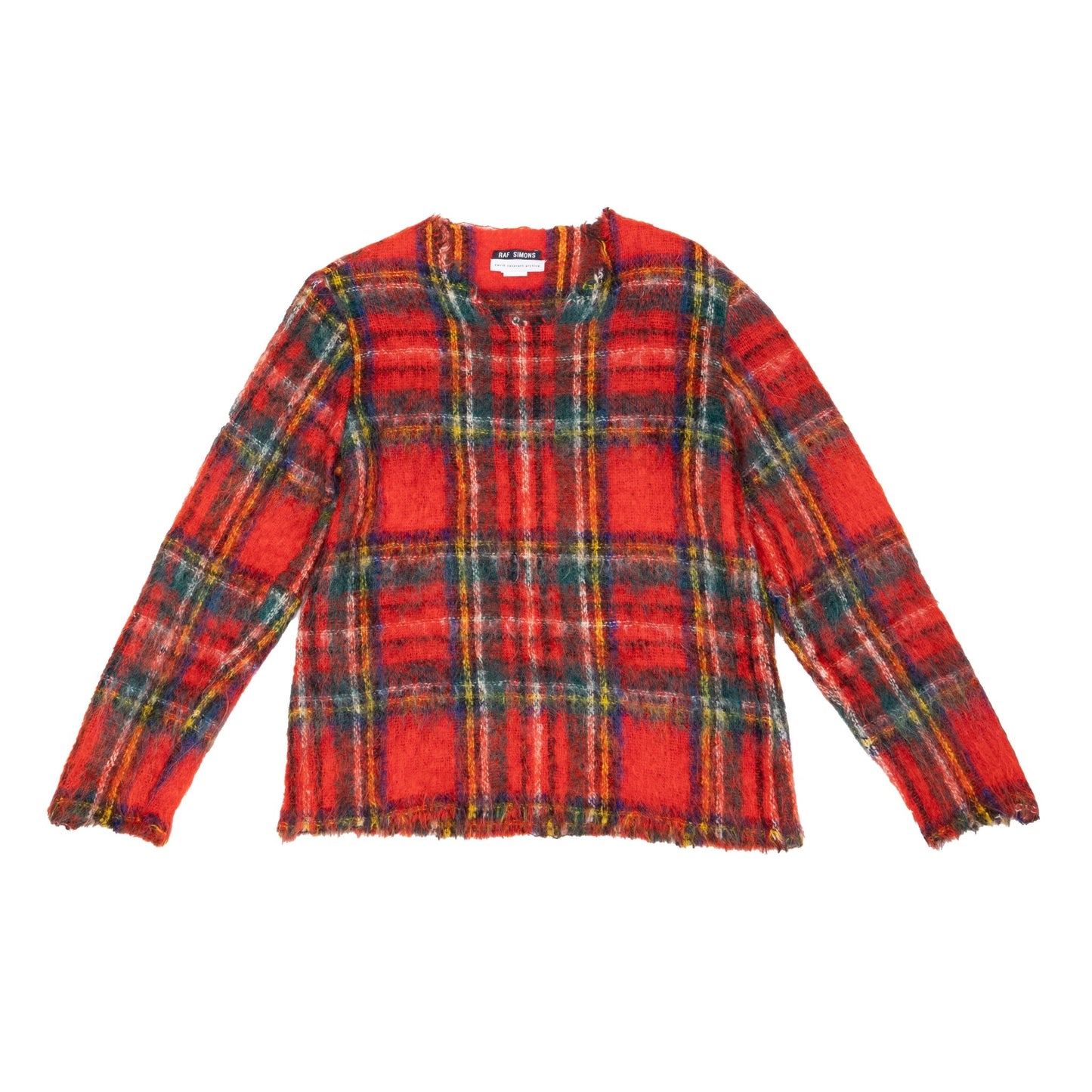 Raf Simons 1997 秋冬格子呢毛衣