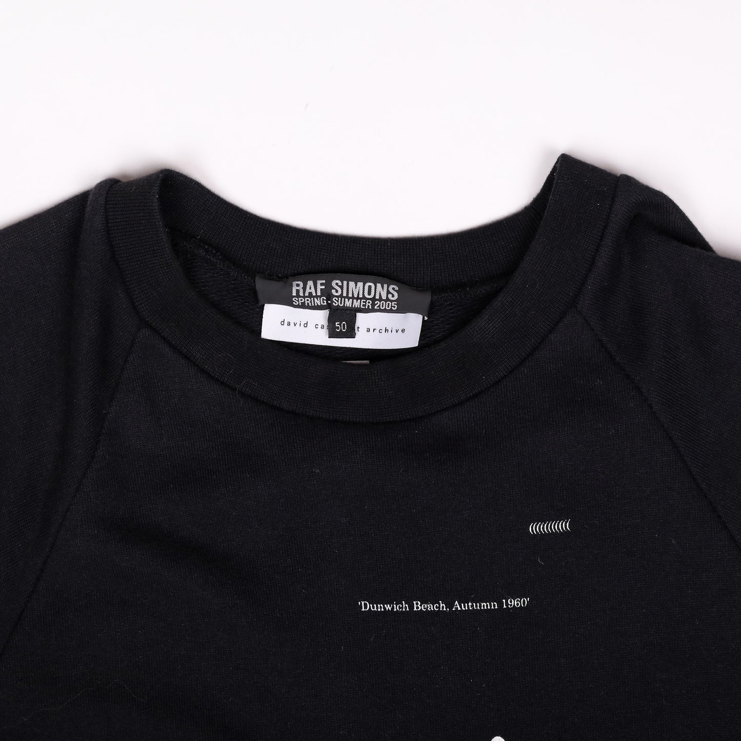 Raf Simons Spring / Summer 2005 “A Promise Ring” Black Crewneck Sweatshirt