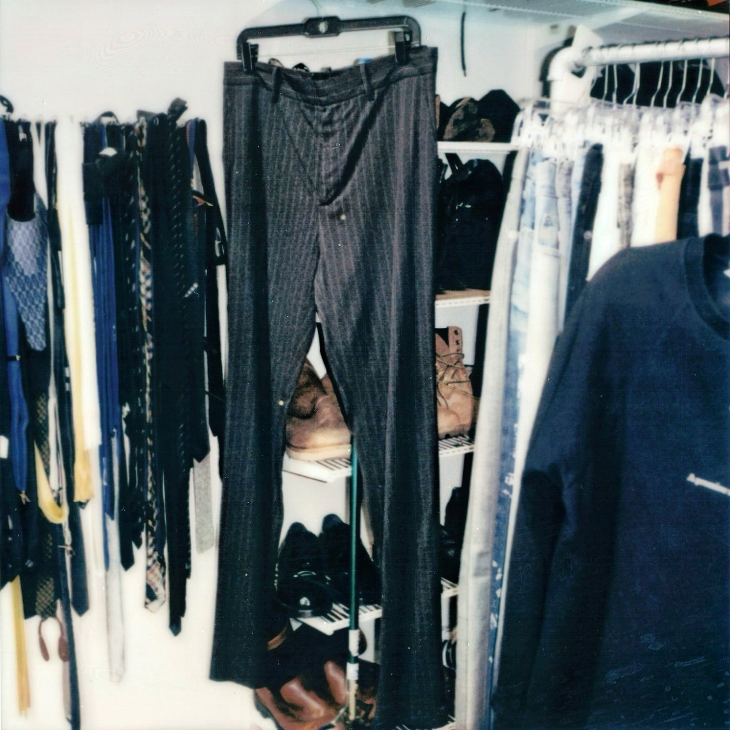 Ann Demeulemeester Black Striped Pants